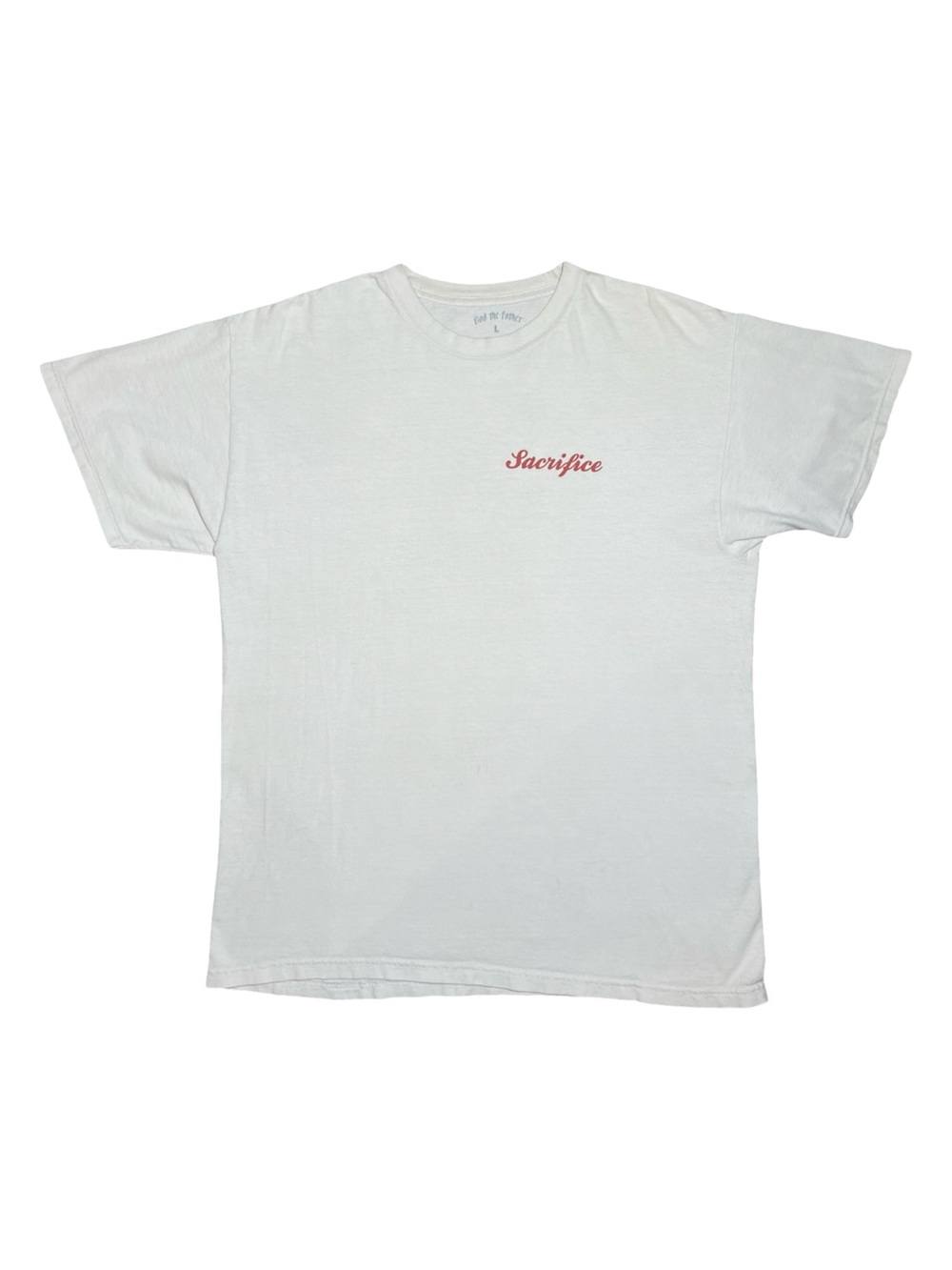 God The Father Sacrifice Christian Jesus Streetwear Tee Large
